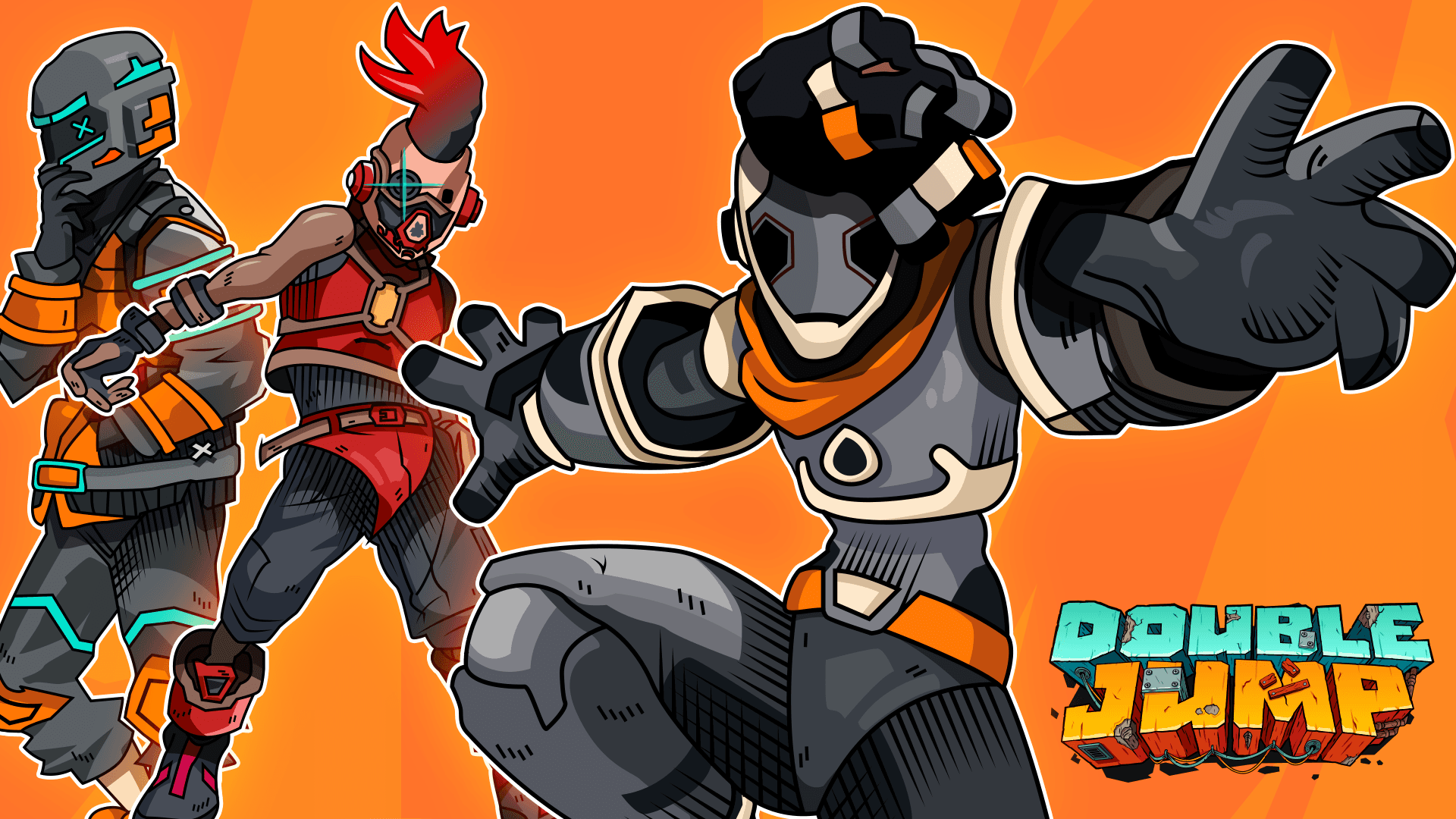 Double Jump Quantum banner artwork.