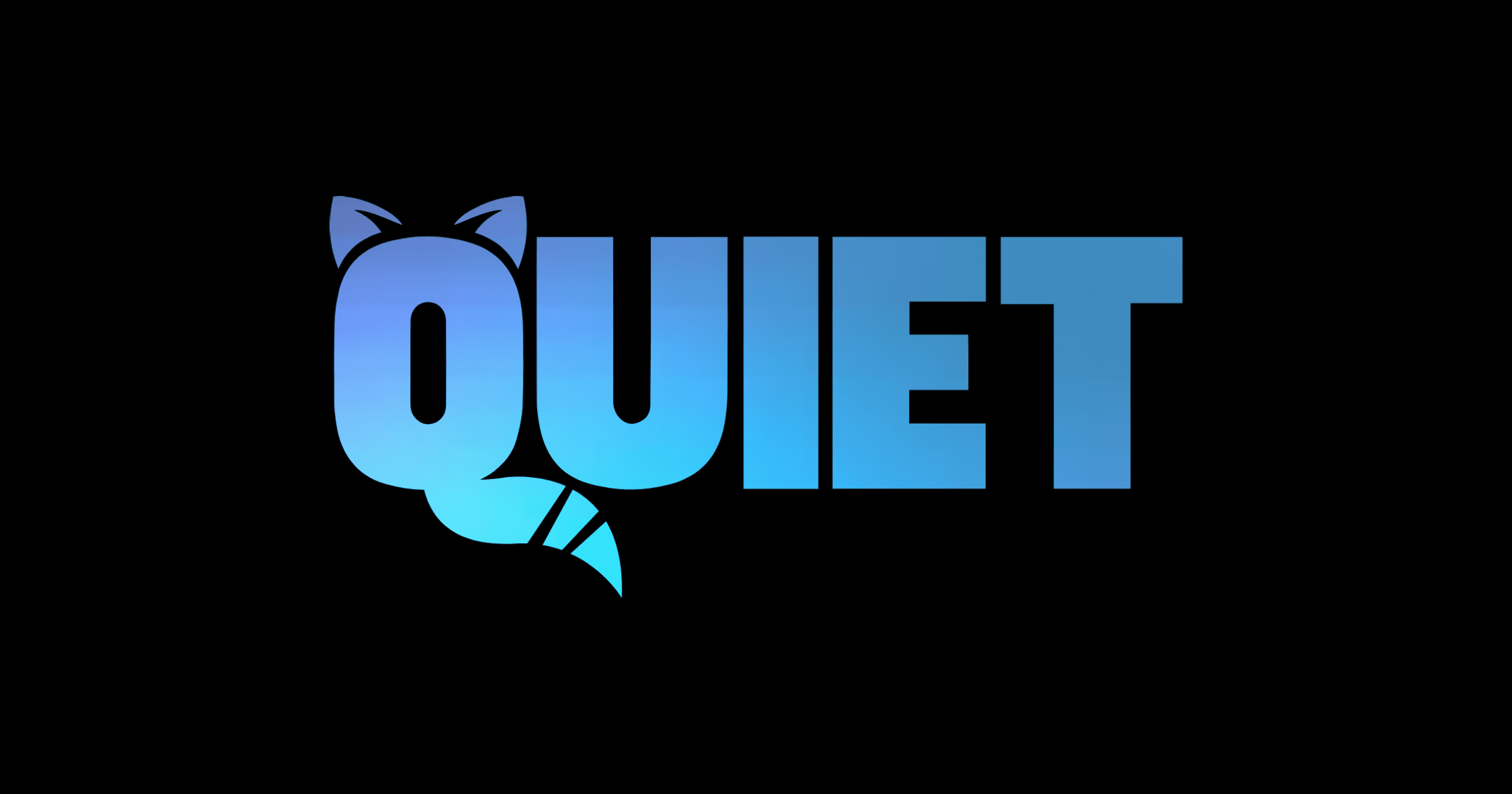 Quiet banner artwork.